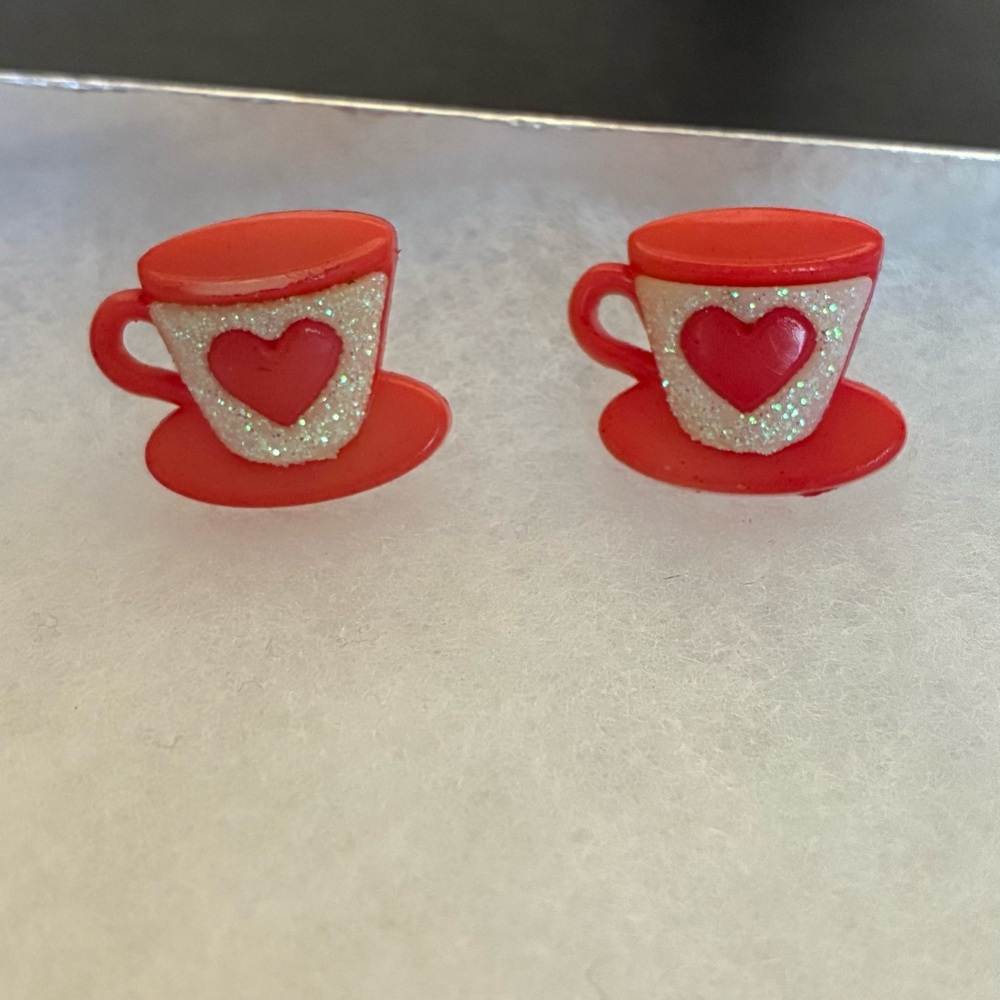 I love you a latte earrings